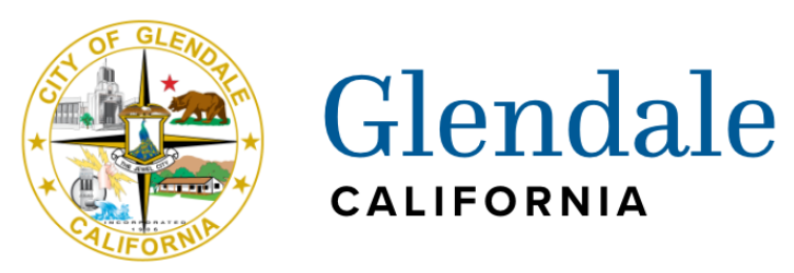 City of Glendale, California Seal and Glendale, California Logo Title for Centerline Survey Home Page 